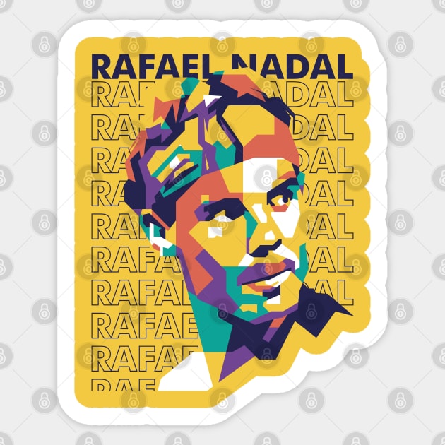 Rafael Nadal Tennis Legend Sticker by pentaShop